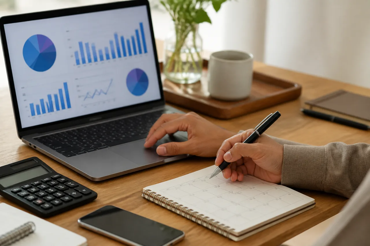 Creadora midiendo el tráfico del perfil y el rendimiento del contenido