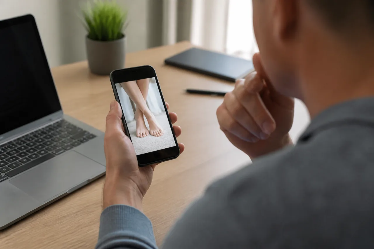 How to Remove Location Data and Metadata From Feet Photos