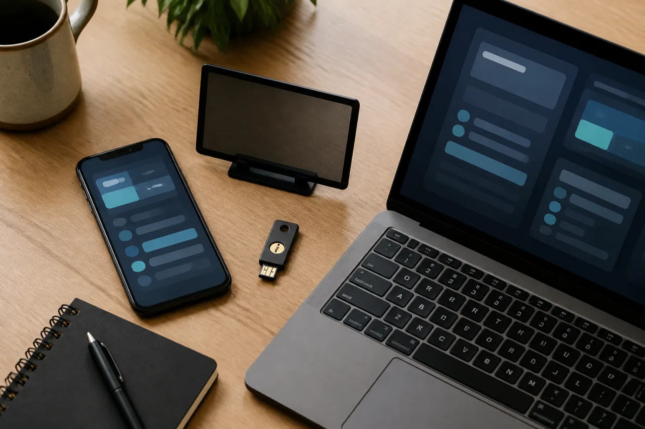 Separate devices and security tools for protecting a seller account