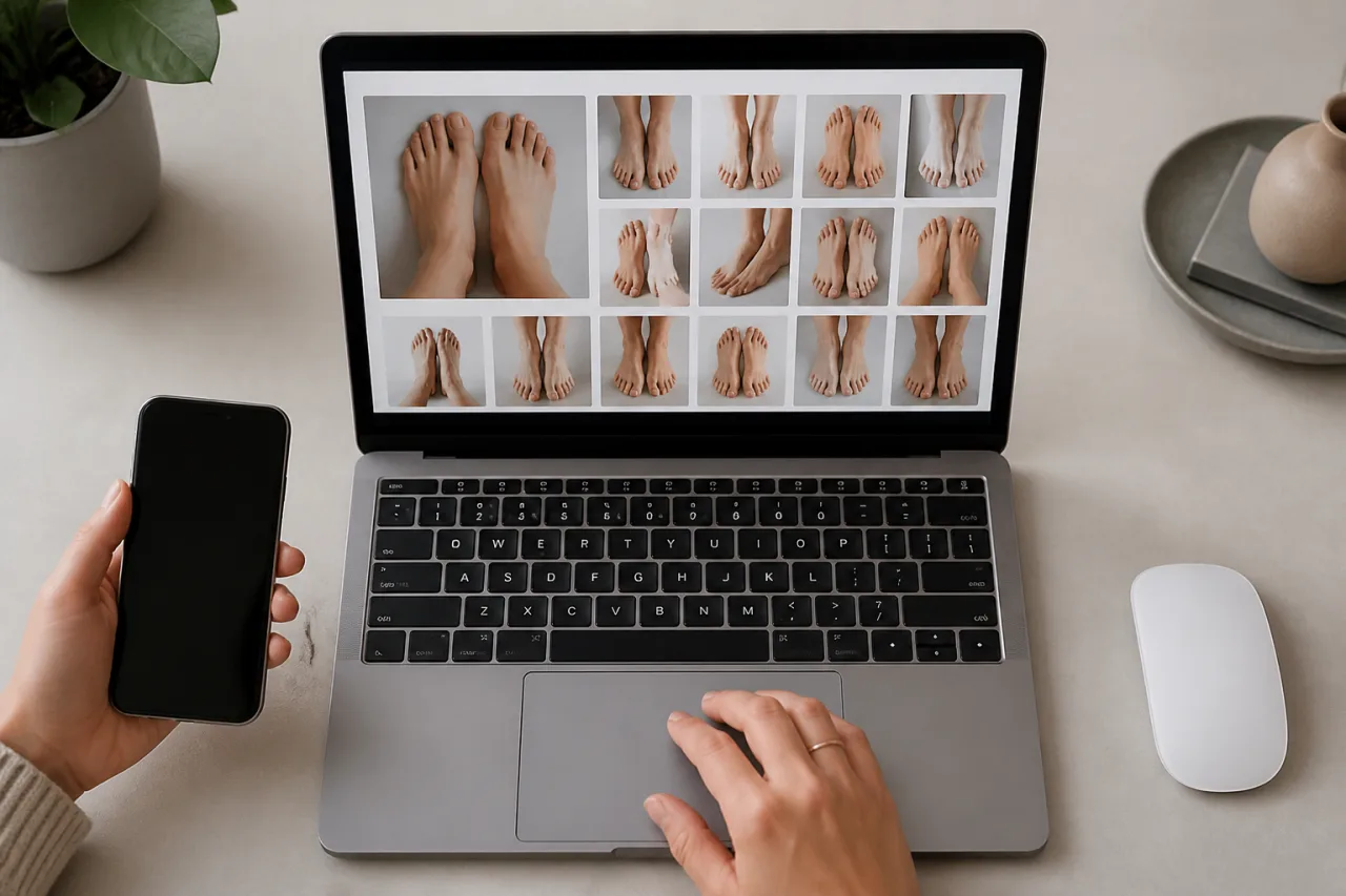 Reverse-image search being used to find copied feet photos