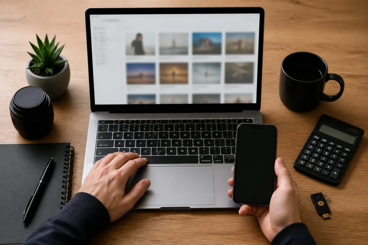 Espacio de trabajo utilizado para comparar plataformas de venta, comisiones y herramientas de privacidad