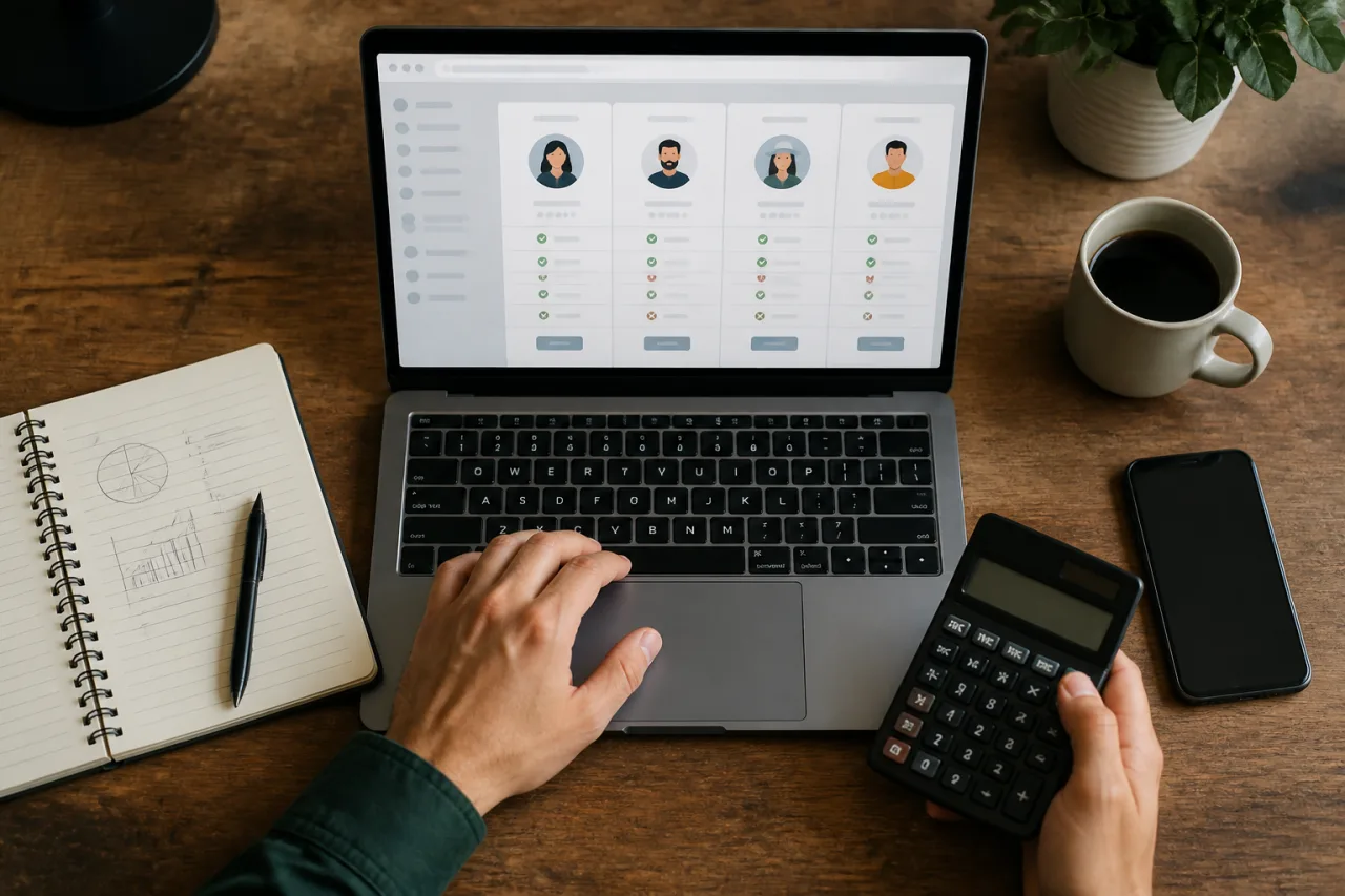 Creator comparing marketplace fees and selling options